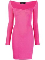 DSQUARED2 robe courte à manches longues - Rose