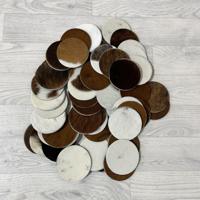 Onderzetters rond 10x10cm mix kleuren Onderzetters rond 10x10cm mix kleuren