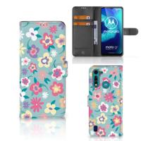 Motorola G8 Power Lite Hoesje Flower Power