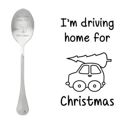 'Message spoon 'Driving home for  Christmas'' kopen? | FOR YOU GIFTS