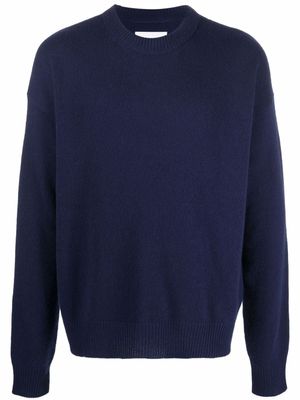 Jil Sander pull en maille - Bleu