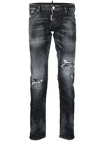 DSQUARED2 jean skinny à effet usé - Bleu