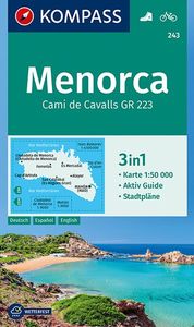 Wandelkaart 243 Menorca | Kompass