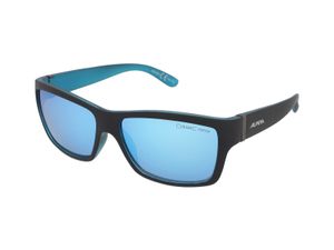 Zonnebrillen Alpina Kacey Black Matt Blue/Blue Mirror