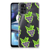 Motorola Moto G22 | Siliconen Case | Druiven
