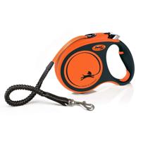 Hondenriem Flexi XTREME 5 m Oranje Maat L