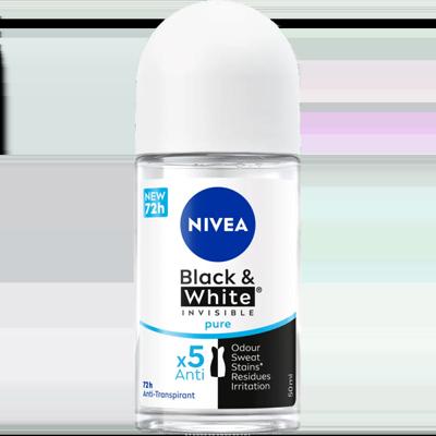 Nivea Nivea Deo Roll-on - Invisible Black & White Pure 50 ml