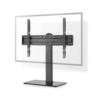 Nedis Vaste TV-Bureaustandaard | 37 - 70 " | Maximaal schermgewicht: 40 kg | Aanpasbare vooraf ingestelde hoogtes | Gehard Glas / Staal | Zwart -