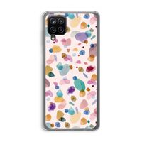 Terrazzo Memphis Pink: Samsung Galaxy A12 Transparant Hoesje Terrazzo Memphis Pink: Samsung Galaxy A12 Transparant Hoesje