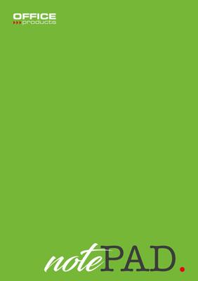 OFFICE products schrijfblok, 60 g/m², ft A5, geruit 5 mm, blok van 50 vel