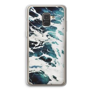 Golven: Samsung Galaxy A8 (2018) Transparant Hoesje