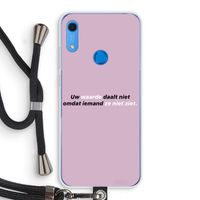 uw waarde daalt niet: Huawei Y6s Transparant Hoesje met koord