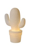 Lucide CACTUS - Tafellamp - 1xE14 - Wit