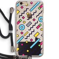 8-bit N°8: iPhone 6 / 6S Transparant Hoesje met koord