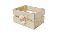 Dr Houten v-ager krat 40x32x25 naturel