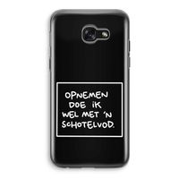 Schotelvod: Samsung Galaxy A5 (2017) Transparant Hoesje Schotelvod: Samsung Galaxy A5 (2017) Transparant Hoesje