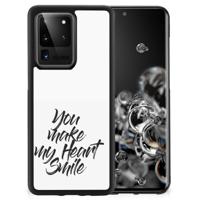 Samsung Galaxy S20 Ultra Hoesje met Quotes Heart Smile