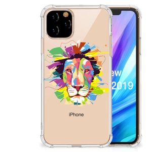 Apple iPhone 11 Pro Stevig Bumper Hoesje Lion Color