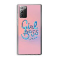 Girl boss: Samsung Galaxy Note 20 / Note 20 5G Transparant Hoesje