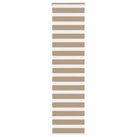 VidaXL Zebra blind 55x230 cm stofbreedte 50,9 cm polyester zandbruin