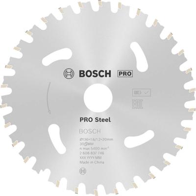 Bosch Accessories Bosch Power Tools 2608837746 Cirkelzaagblad 136 x 20 mm Aantal tanden: 30 1 stuk(s)