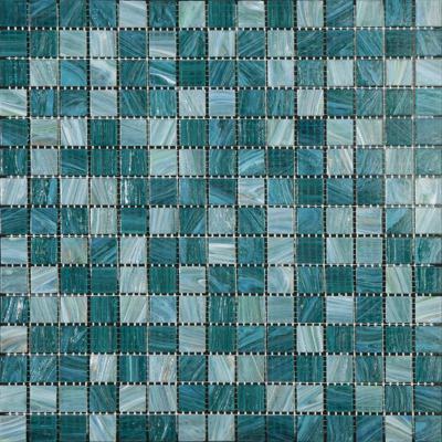 Mozaïek tegels Home Multi Teal 32,7x32,7 - Vierkant Wand en vloer Glas