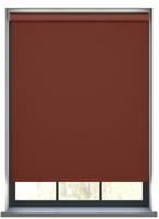 Deluxe terracotta rolgordijn