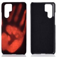 Plak de huid + PC thermische sensor verkleuring beschermende back cover Case voor Huawei P30 Pro (rood)