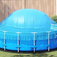 Poolkussen voor bovengrond zwembad Blauw 300 cm PVC