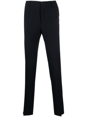 ETRO pantalon court à design nervuré - Bleu