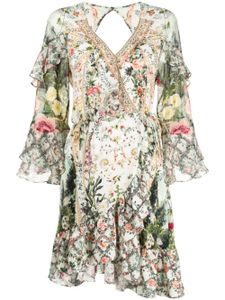 Camilla robe Renaissance Romance en soie - Multicolore