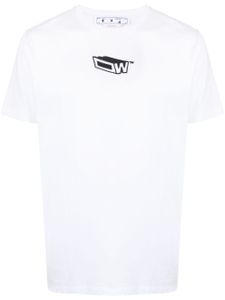 Off-White t-shirt en coton à imprimé graphique - Blanc