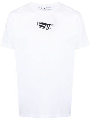 Off-White t-shirt en coton à imprimé graphique - Blanc