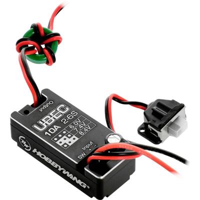Hobbywing BEC 10A V2-Car UBEC BEC-spanningsregelaar 6 - 8.4 V 10 A