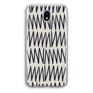 Marrakech Zigzag: Samsung Galaxy J5 (2017) Transparant Hoesje