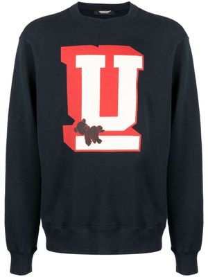 Undercover sweat en coton à imprimé graphique - Bleu