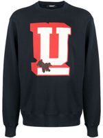 Undercover sweat en coton à imprimé graphique - Bleu