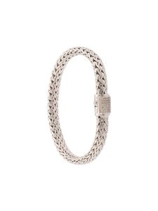 John Hardy bracelet Classic Chain 7.5 mm pavé de diamants - Argent