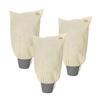 Plantbeschermingshoes Set van 3 Beige 0,6x0,8m