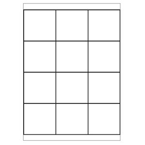 A4 etiketten 70 x 67,7 mm wit 100 vel huismerk