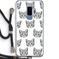 Kitten: Samsung Galaxy S9 Plus Transparant Hoesje met koord