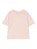 Calvin Klein Kids t-shirt en coton à logo appliqué - Rose