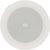 DAP EDCS-526 100 volt 5 inch inbouwluidspreker wit