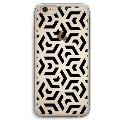 Crazy pattern: iPhone 6 Plus / 6S Plus Transparant Hoesje