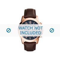 Horlogeband Fossil FS5068 Leder Bruin 22mm - thumbnail