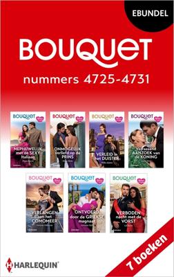 Bouquet e-bundel nummers 4725 - 4731 - Pippa Roscoe, Lorraine Hall, LaQuette, Maya Blake, Millie Adams, Annie West, Melanie Milburne - ebook