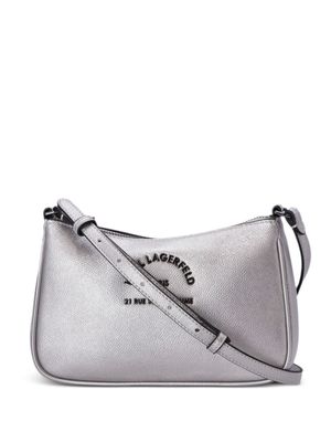 Karl Lagerfeld petit sac à bandoulière Rue St Guillaume - Argent