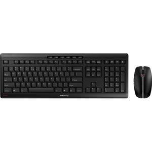 CHERRY Stream Desktop toetsenbord Inclusief muis RF Draadloos QWERTY Amerikaans Engels Zwart