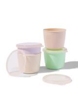 HEMA Voedingspotjes met deksel 130ml - 4 stuks