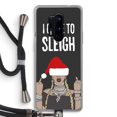 Came To Sleigh: OnePlus 8 Pro Transparant Hoesje met koord